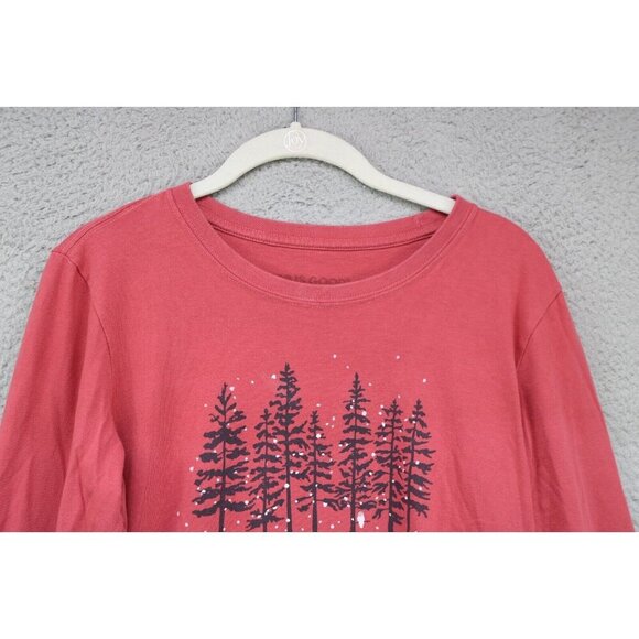 Life is Good Crusher Long Sleeve Tee-Size Medium-Winter-Snow - Picture 6 of 11